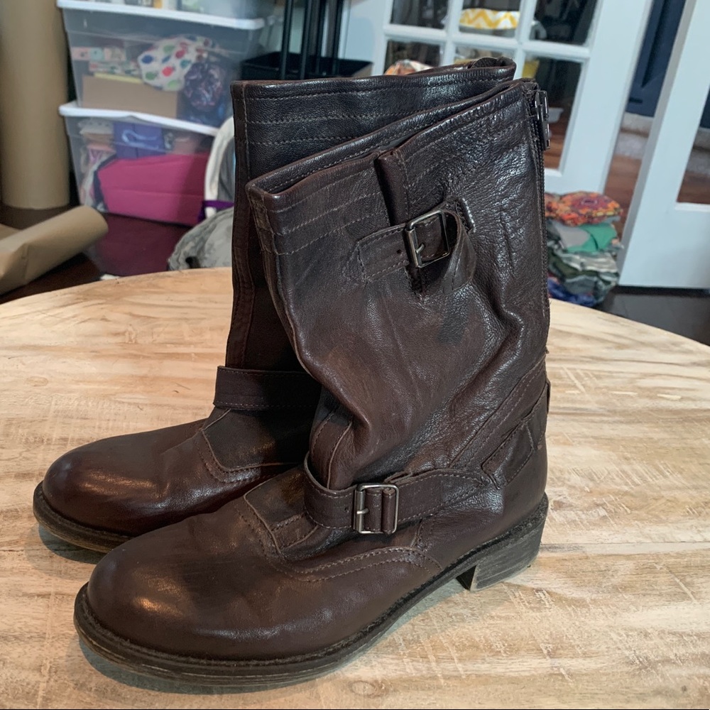 Boutique 9 leather brown boots, size 7.5